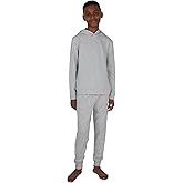 90 Degree By Reflex Boys 2 Piece Brushed Terry Pullover Hoodie + Terry Jogger Set