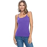 Natural Uniforms Women's Camisole Tank Top-Breathable Cotton Stretch
