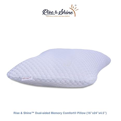 Buy Rise Shine Dual Sided Memory Comfort Pillow 16 X24 X4 5