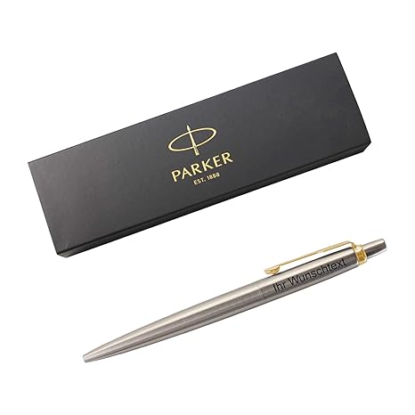 Parker Kugelschreiber Jotter K61 G.C., Edelstahl, inkl. Laser-Gravur
