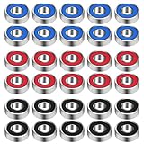 30 Pieces 608 Hybrid Ball Bearings for Tri-spinner Fidget Spinner Toy, Double Shielded by EAONE