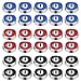 30 Pieces 608 Hybrid Ball Bearings for Tri-spinner Fidget Spinner Toy, Double Shielded by EAONE