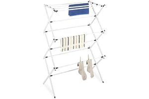 Whitmor Folding Drying Rack, White