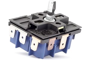 Mhrxusd W10434452 Dual Infinite Stove Control Switch Compatible with Whirlpool and its Affiliated Brands Electric Ranges Part Number 2118918 PS11754687 AH3503258 EA3503258 AP6021365 WFE515S0EW0