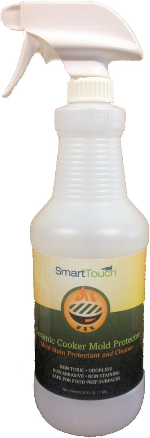 Healthier Sciences SmartTouch Ceramic Cooker Mold Protector Spray (6 Pack), 32 oz, Clear