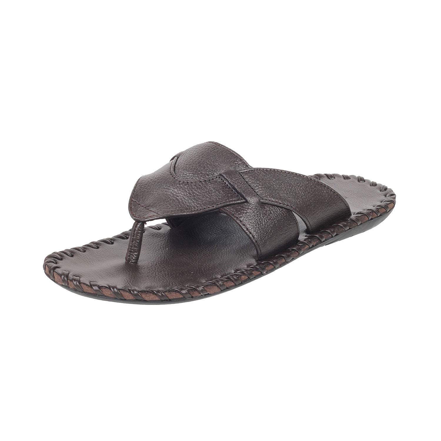 mochi dark brown thong sandals