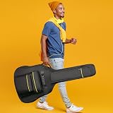 CAHAYA Jumbo Dreadnought Guitar Bag 42/43/44 Inch Black Yellow CY0284 view 6