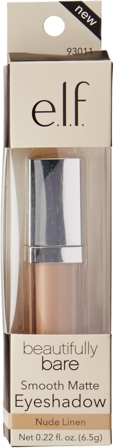 e.l.f. Beautifully Bare Smooth Matte Eyeshadow - Nude Linen: Amazon.es: Belleza