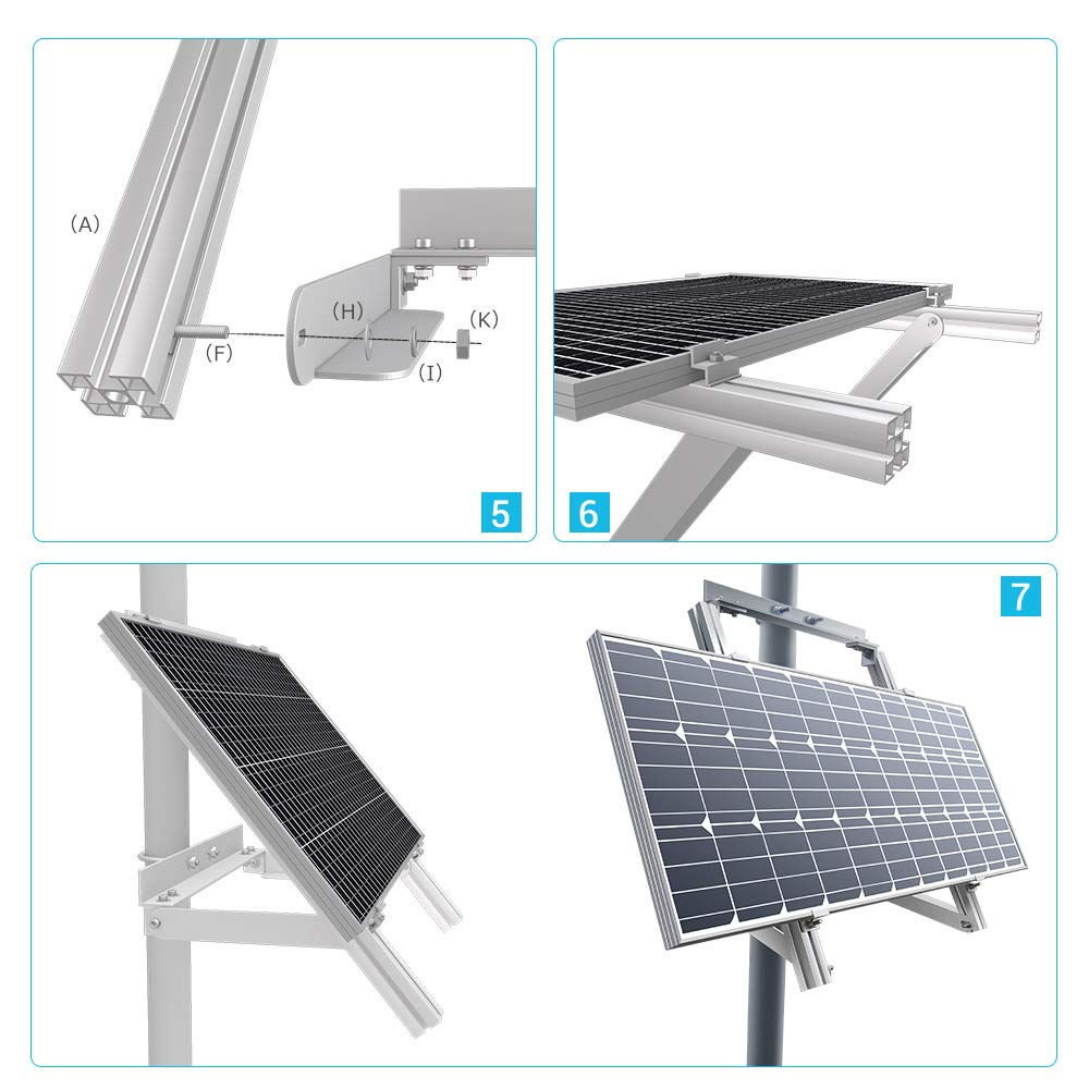 Solar & Wind Power Missouri Wind and Solar Top of Pole Double 100 Watt