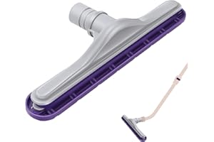 HappyAlley Replacement Floor Tool Compatible with Proteam E-Z Glide Backpack Vacuums 10 QT & 6 QT, Upgraded 14" Hard Surface Floor Tool Compatible with Commercial Cleaners(Nylon Brush,Purple Gray)