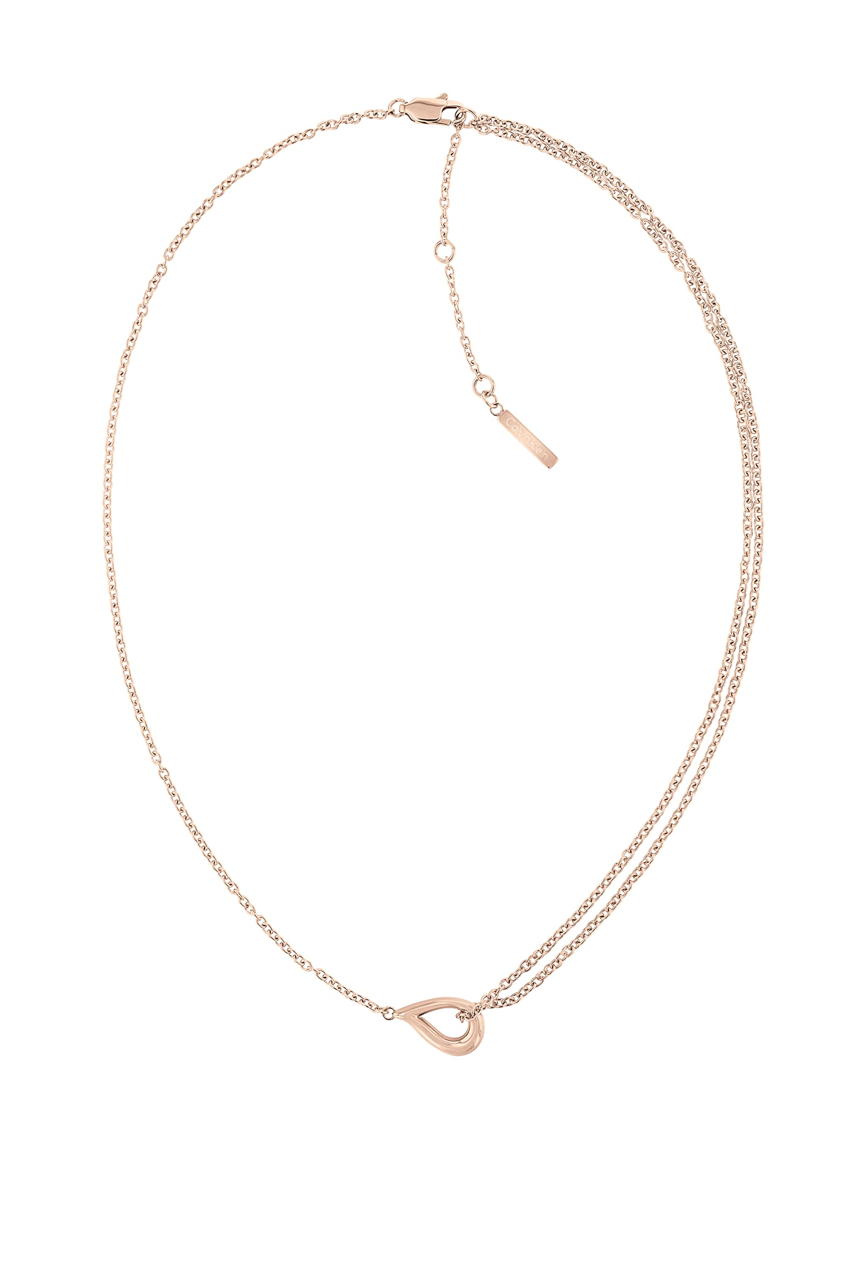 Calvin Klein Women's SCULPTURED DROPS Collection Pendant Necklace - 35000082