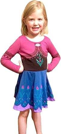 frozen long sleeve dress