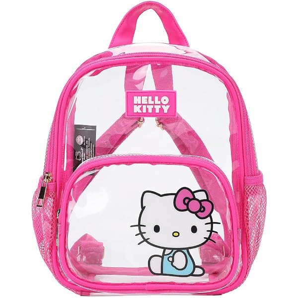 Amazon.com | Hello Kitty Backpack - Bundle with 16 Inch Clear Backpack for Girls Plus Water Bottle, Stickers, More | Transparent Bag for Kids School Supplies | Kids' Backpacks Amazon.com | Hello Kitty Backpack - Bundle with 16 Inch Clear Backpack for Girls Plus Water Bottle, Stickers, More | Transparent Bag for Kids School Supplies | Kids' Backpacks