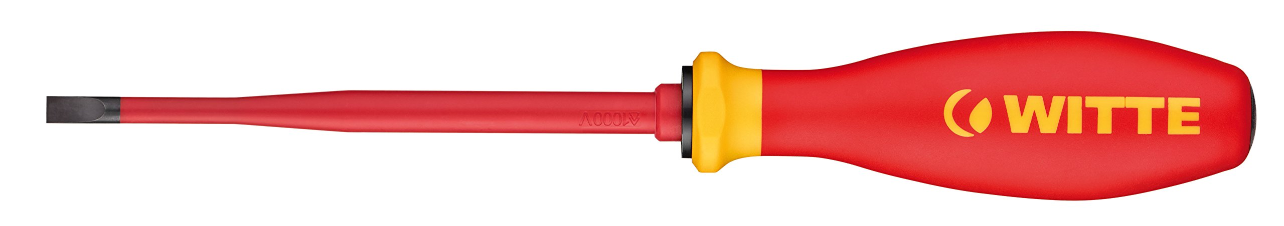 WITTE 76015 - Destornillador aislado de Boca Plana con varilla reducida PRO VDE Slim (5,5x125)