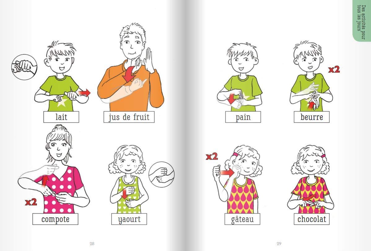 100 Activites Pour Signer Et Communiquer Avec Bebe Pedagogie Montessori Augereau Flavie Bouhier Charles Nathanaelle Amazon Fr Livres