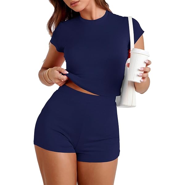 Amazon.com: BARASA Womens Workout Sets Casual Cute Comfy 2 Piece