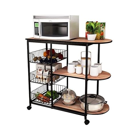 GuanHOME Estante de Almacenamiento Bastidor de microondas ...