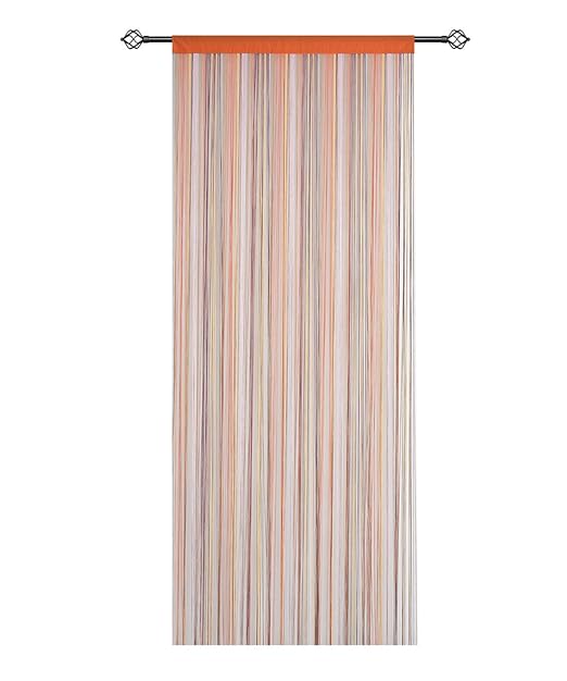 HSYLYM Fadenvorhang Schlafzimmertür, als Insektenvorhang Oder Raumteiler verwendbar, Polyester, Regenbogenfarben, 90x245cm