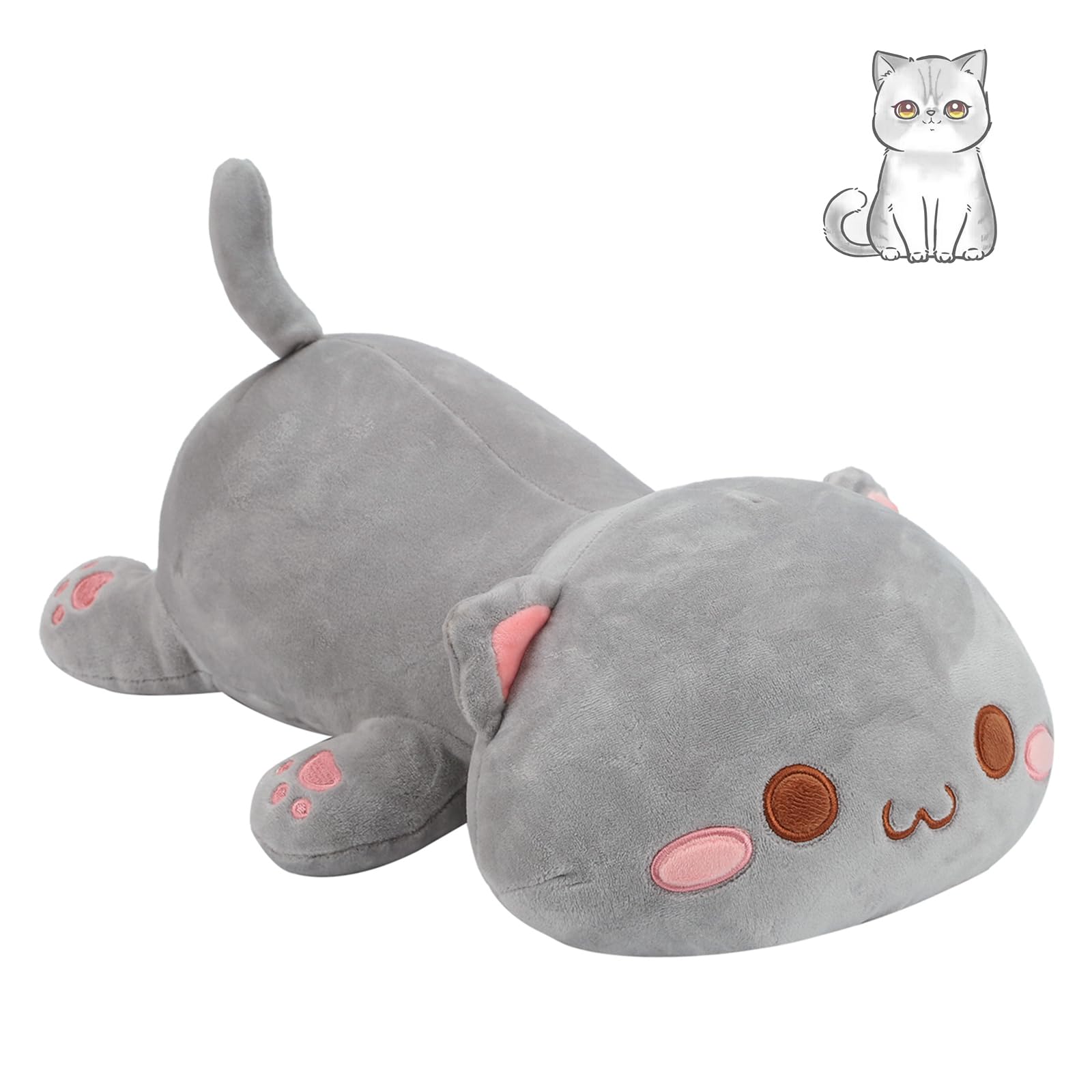 AFAN Cat Stuffed Animals Plush Cute Soft Cat Plush