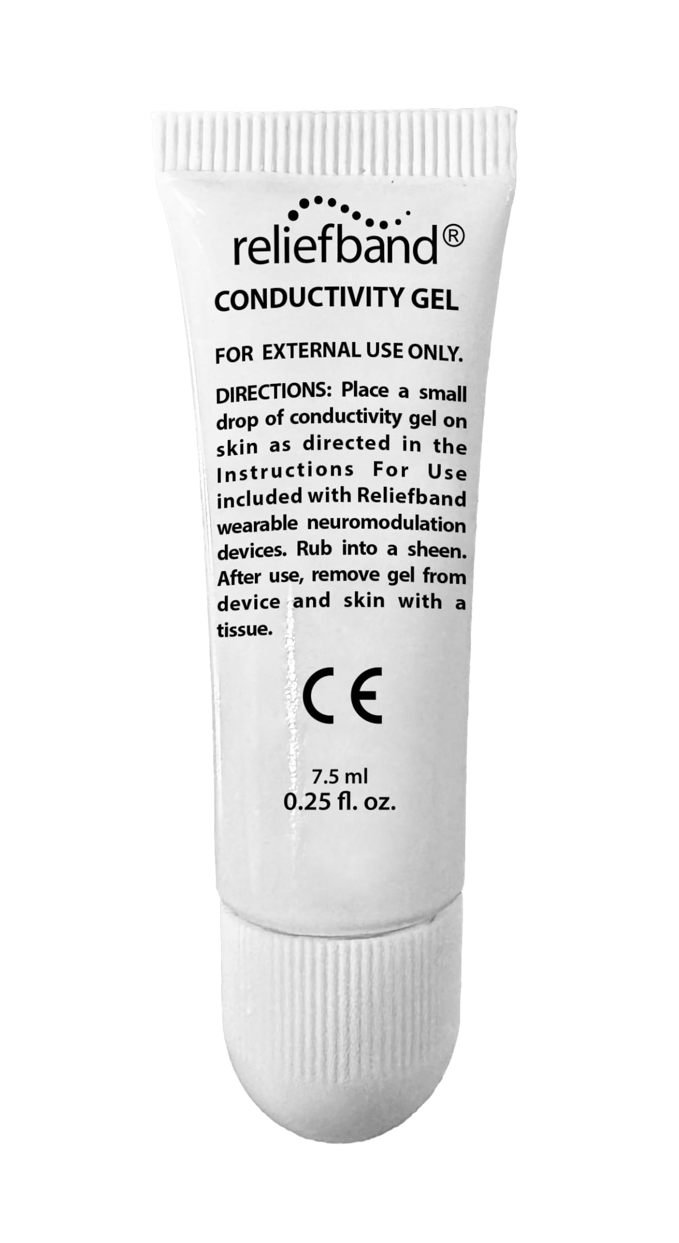 Reliefband Conductivity Gel for Motion Sickness Wristband - Hypo-Allergenic Gel Tube