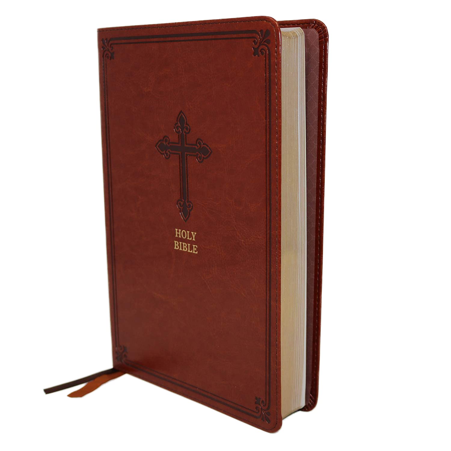 KJV Holy Bible: Large Print Thinline, Brown Leathersoft, Red Letter, Comfort Print: King James Version KJV Holy Bible: Large Print Thinline, Brown Leathersoft, Red Letter, Comfort Print: King James Version Imitation Leather Paperback Audio CD