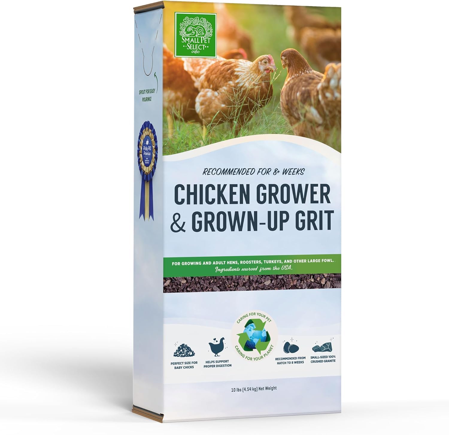 Small Pet Select Grown-Up Chicken Grit (10lb (4.54kg))