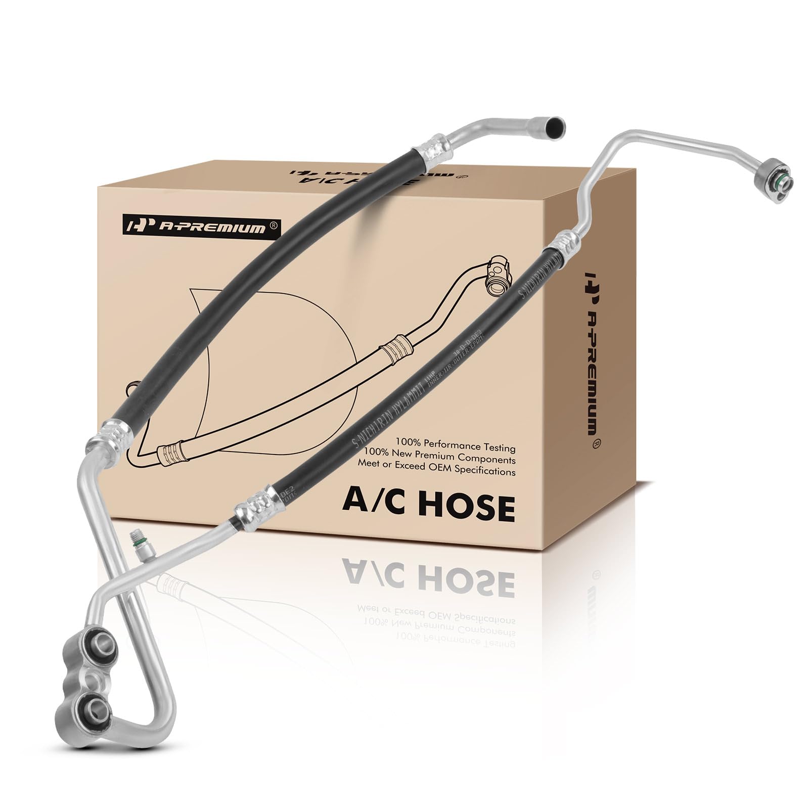 Photo 1 of A-Premium A/C Suction and Discharge Line Hose Assembly Compatible with Dodge Ram 2500 2006-2009, Ram 3500 2006-2007, 5.9L 6.7L OHV Diesel