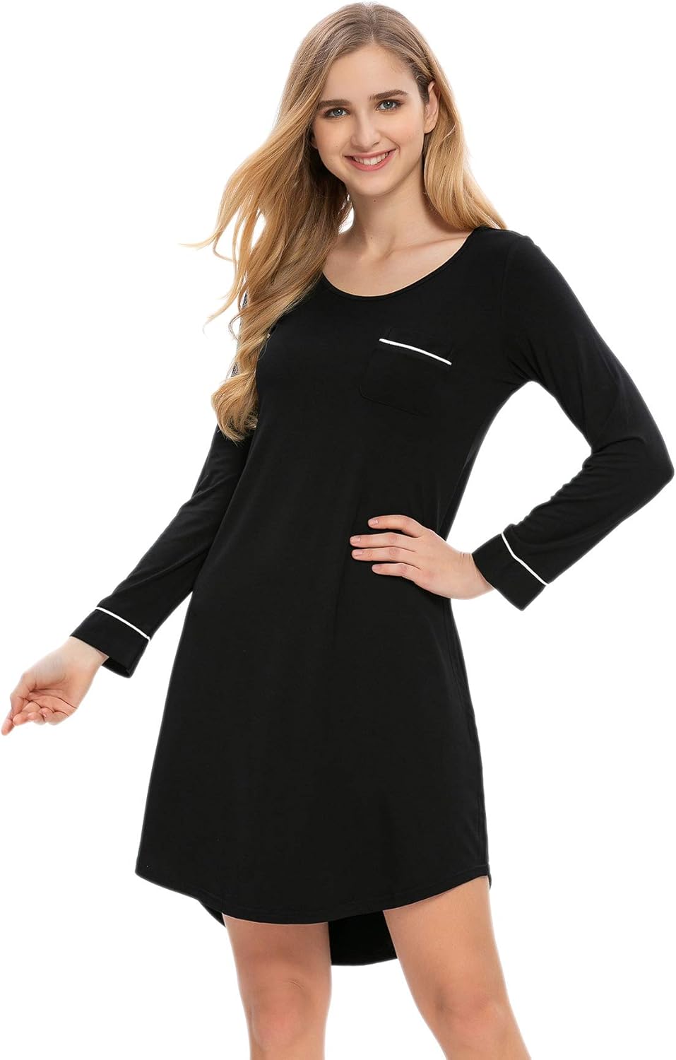 long jersey nightdress