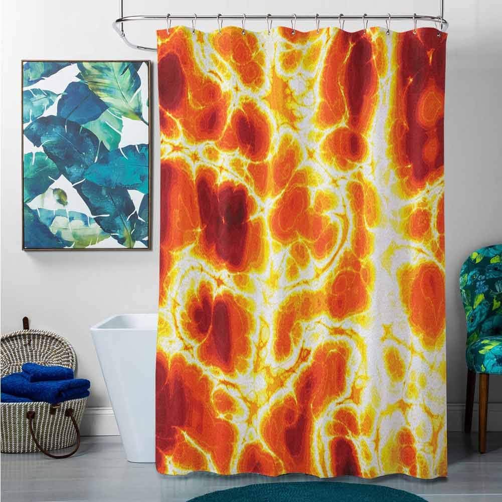 Amazon Com Shower Curtains Pink Hearts Burnt Orange Hot Burning
