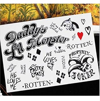 Upupupup Autocollants De Tatouage Temporaires Imperméables