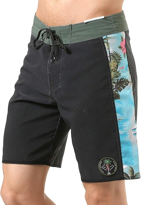 Amazon ビラボン メンズ ボードショーツ 総柄 ストレッチ Aj011 504 D Bah Pro 海 おしゃれ 水着 Blk ブラック Us 32 日本サイズl相当 水着 通販