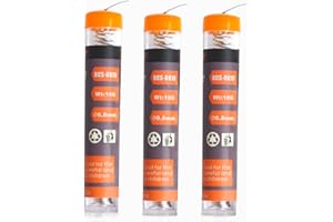 TOWOT Solder Wire with Rosin Core, 3 PCS (0.8 mm/10 g) Tin Lead Rosin Core Flux Iron Welding Tool for Electrical Soldering