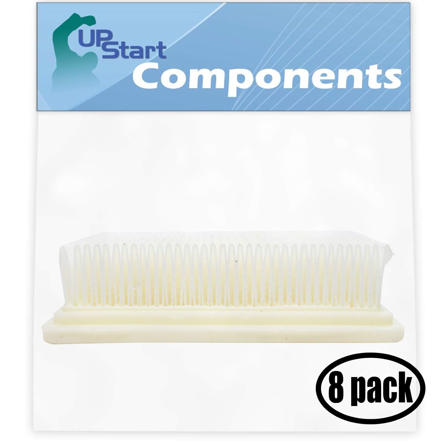 8-Pack Replacement FM FloorMate Filter 40112050 for Hoover - Compatible with Hoover Floormate, Hoover FH40010B, Hoover H3000, Hoover FloorMate SpinScrub with Tools FH40030, Hoover FH40010, Hoover FH40011B, Hoover FH40030, Hoover H3044, Hoover 40112050, Hoover H3032, Hoover H3040, Hoover H3045