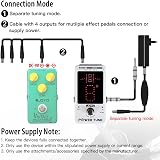 JOYO Power Tune JF-18R Power Supply and Tuner Pedal 8 Isolated Outputs view 6