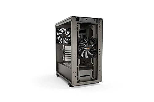 Be Quiet! Pure Base 600 ATX Mid Tower Case - Sound Insulated With 2 Pre-Installed Fans