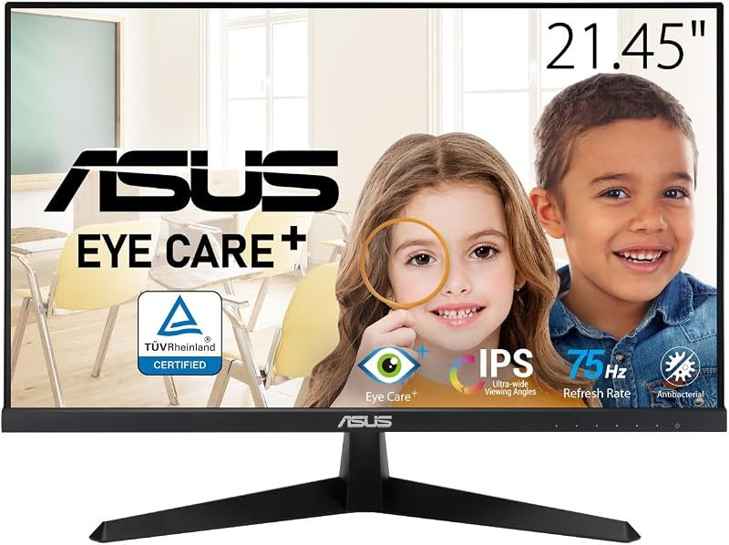 ASUS VY229Q 21.5" FHD IPS 75Hz 1ms MPRT FreeSync Eye Care Monitor DP
