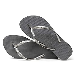 Havaianas Women's Flip Flop Sandals, Grey Steel