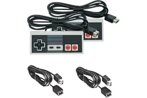 PURBHE NES Controller for NES Classic Edition and Nintendo Classic Mini, Retro Controller 10 FT Extra Long Cable NES Classic Controllers(2 Pack)