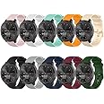 Band for Garmin Vivomove Sport, Soft Silicone Replacement Watch Band for Garmin Vivomove Trend/3/Luxe/Style/HR Sport Style (20mm Width)