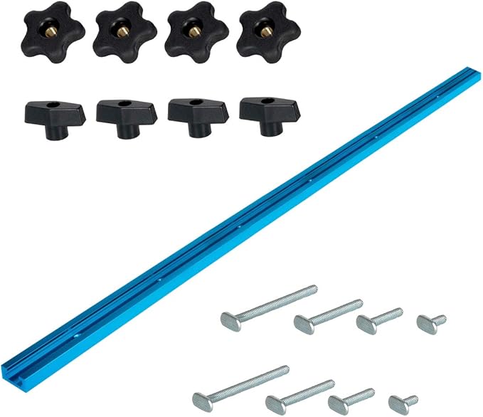 POWERTEC 71170 Universal Including 48Inch TTrack and 16Piece Hardware kit, 17 PK Amazon.co