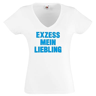 Lustige Sprüche Tshirt Damen Exzess Mein Liebling Frauen