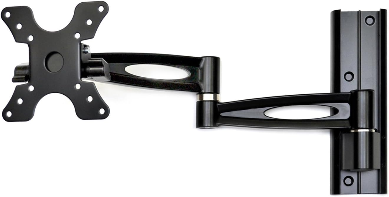 Master Mounts 403 Cantilever TV Wall Mount -- Perfect for Office Use! Articulates Swivels Tilts Fits TVs up to 37" with a VESA 150X50 75X75 100X100 (Black)