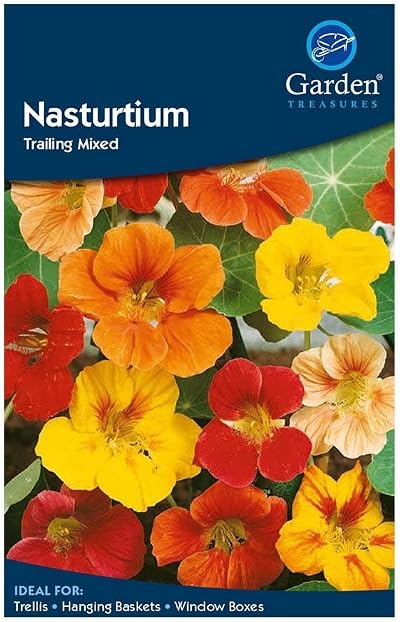 Garden Treasures Nasturtium Trailing Mixed Seeds 16 per Pack Hardly Annuals