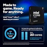 Intel Core Ultra 7 265K Desktop Processor 20 Cores 5.5GHz PCIe 5.0 DDR5 LGA1700 view 2