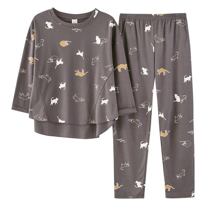 Amazon Hemera Setsu レディース パジャマ 長袖 ルームウェア 部屋着