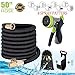 Garden Hose 50ft Water Hose Flexible Garden Hose Expandable Hose with Double Latex Core Extra Strength Fabric 3/4