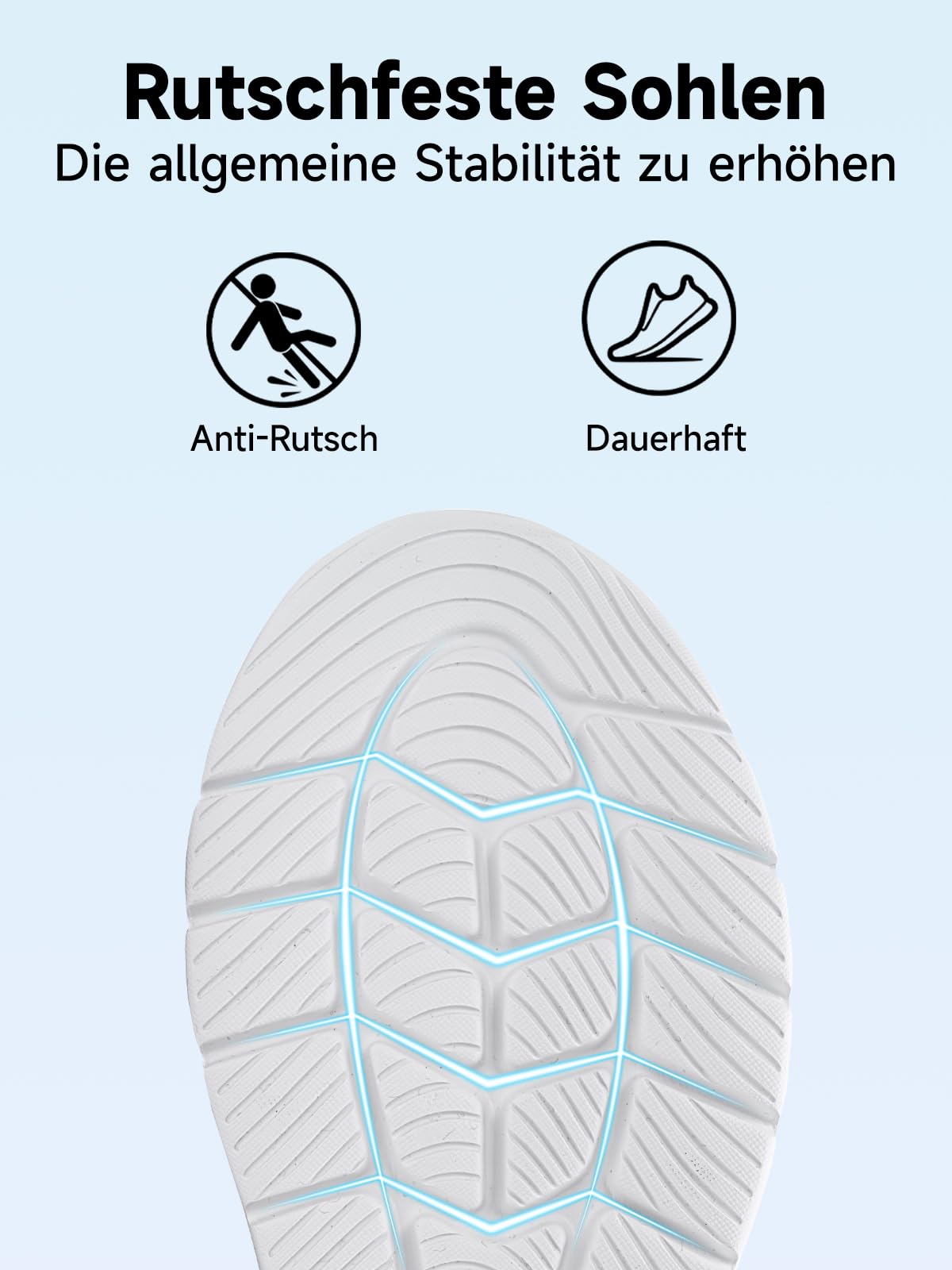 Sosenfer Schuhe Herren Slip On Sneaker Fitness Turnschuhe Atmungsaktiv Ohne Schnürsenkel Walkingschuhe Hands-Free Freizeit Schlupfschuhe-QIANHUI-45 6