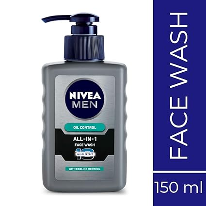 NIVEA Men All-In-1 Pump Facewash, 150ml