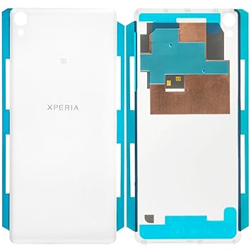 Original Sony Akkudeckel white / weiß für Sony Xperia XA F3111, F3112 mit NFC-Antenne (Akkufachdeckel, Batterieabdeckung, Rüc