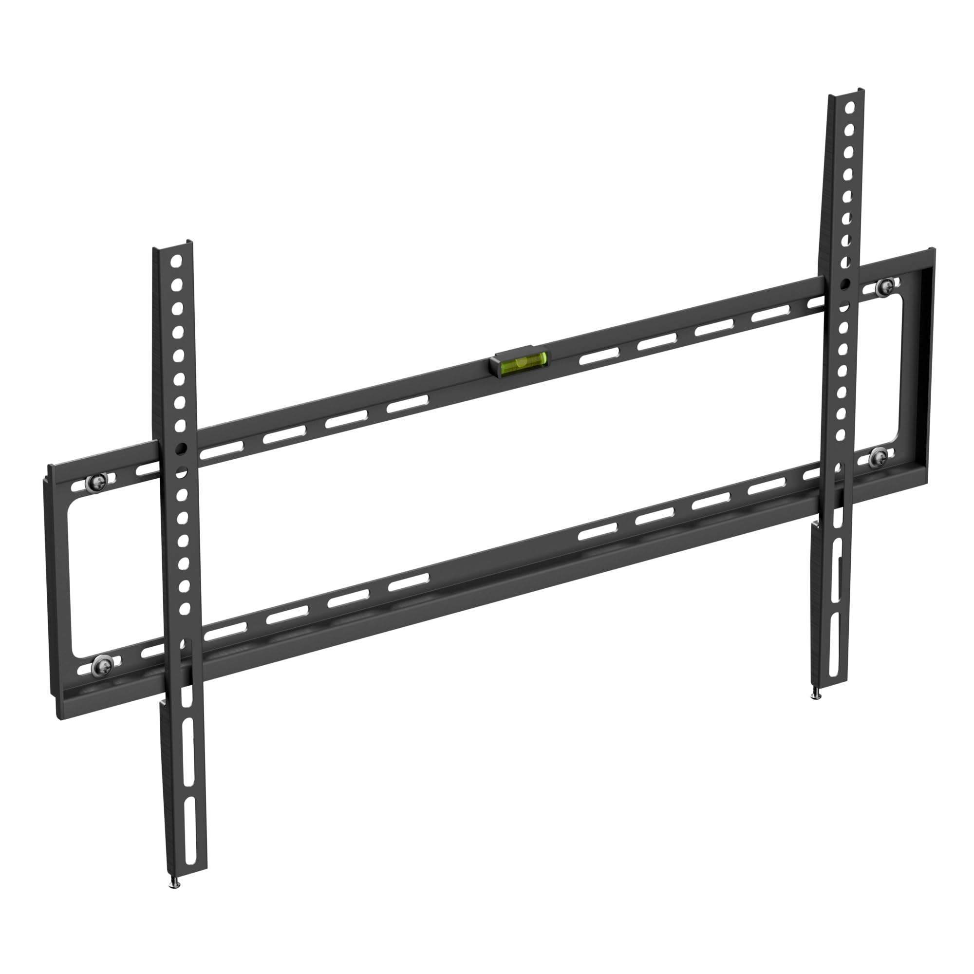 D-Line TV Wall Bracket for 50-85 Inch TVs, Ultra Low Profile TV Bracket with Spirit Level, Slim Flat to Wall TV Mount - VESA 200x200mm - 600x400mm, Holds up to 60kg